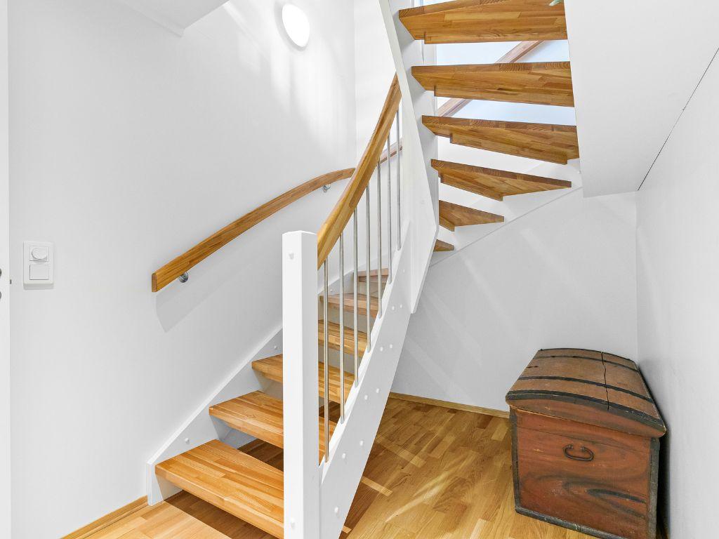 Clear under-stair space after rubbish removal and home decluttering